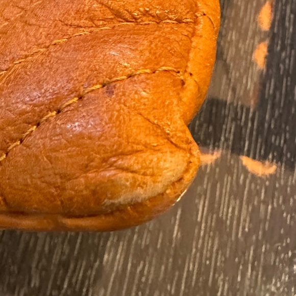 Pratesi Italy leather wristlet bag pouch cross body curio color - Picture 6 of 13